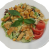 Pouletbrust-Streifen-Salat